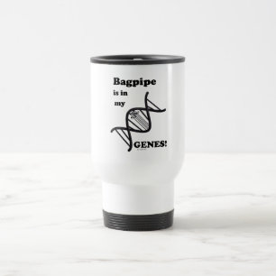 Bagpipe Is In My Genes Travel Mug