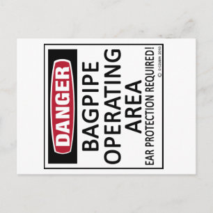 Bagpipe Operating Area Postcard