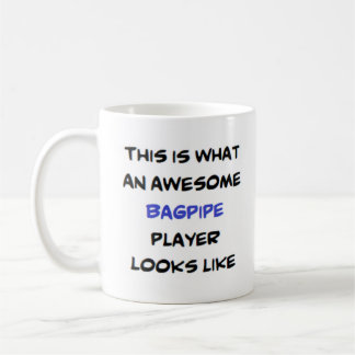 bagpipe player, awesome coffee mug