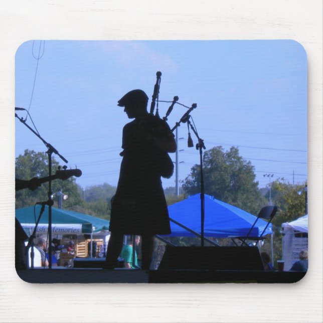 Bagpipe Player Mouse Mat (Front)
