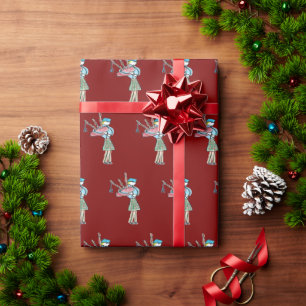 Bagpipe Playing Wrapping Paper