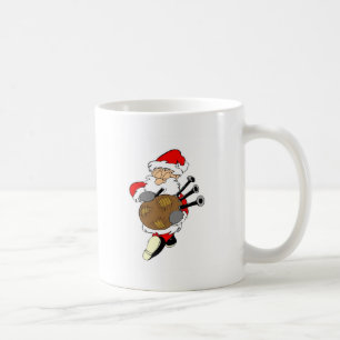 Bagpipe Santa Coffee Mug