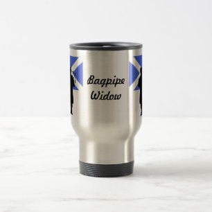 Bagpipe Widow Travel Mug