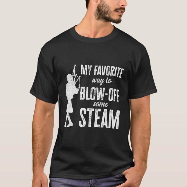Bagpiper Bagpig Thing Scots Musician Scottish Musi T-Shirt (Front)