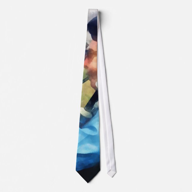 Bagpiper Closeup Tie (Front)