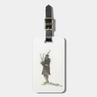 Bagpiper Luggage Tag