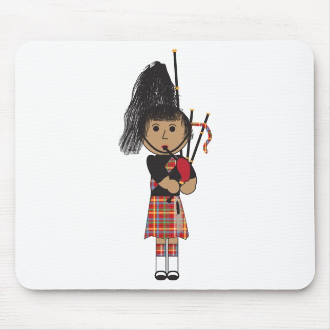 Bagpiper Mouse Mat (Front)