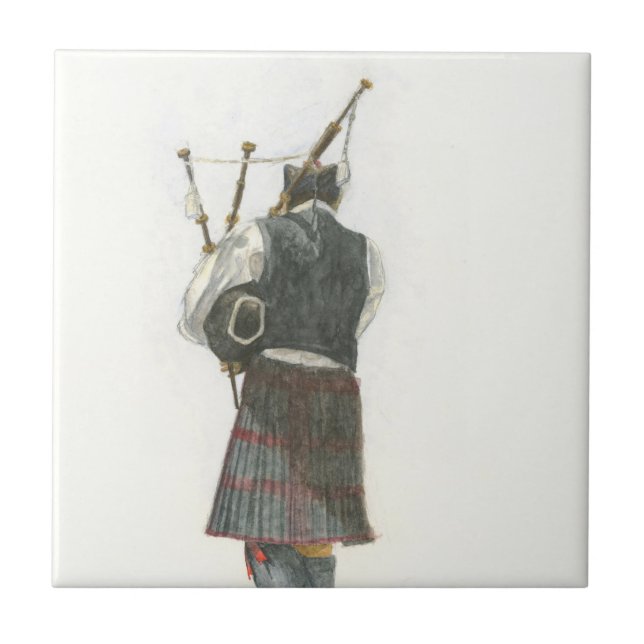 Bagpiper Tile (Front)