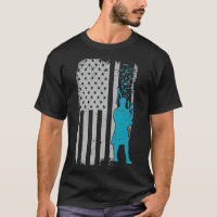 Bagpiper USA Flag Piper or Honour Guard Bagpipe Pl