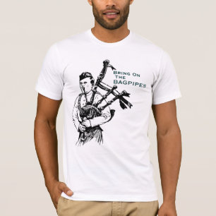 Bagpipes Bagpiper St. Patrick's Day Celtic Music T-Shirt