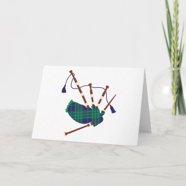 Bagpipes Card (Front)