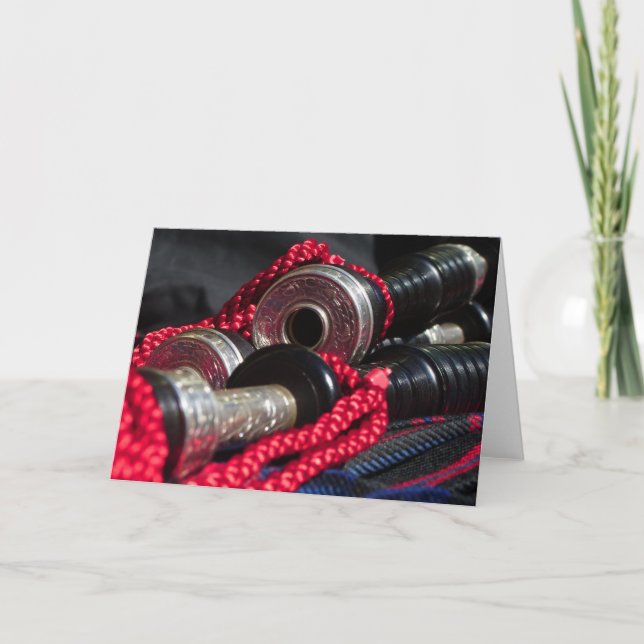 Bagpipes Card (Front)