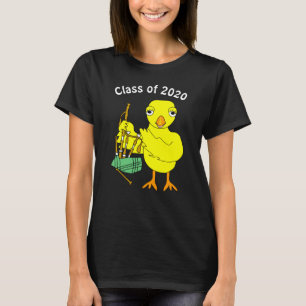 Bagpipes Chick Graduation T-Shirt