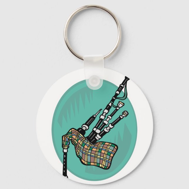 bagpipes key ring (Front)
