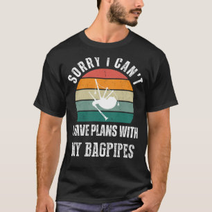 Bagpipes Plans Tee: Embrace Musical Humour & Uniqu T-Shirt