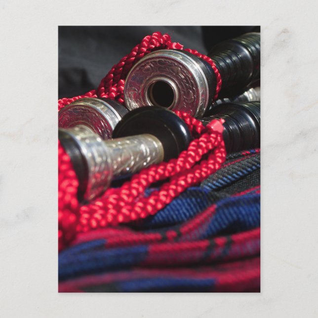 Bagpipes Postcard (Front)