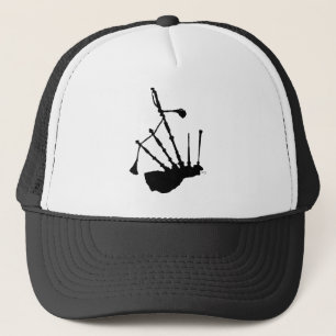 Bagpipes Silhouette Trucker Hat