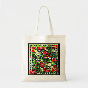 Bags-Vintage Stained Glass-Louis TIffany 33 Tote Bag
