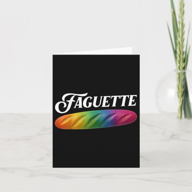 Baguette Pride  Card (Front)