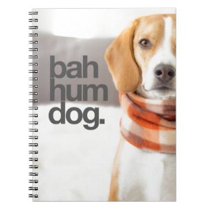 "Bah Hum Dog" Beagle Notebook