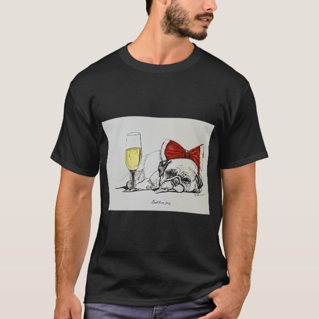 Bah hum-pug T-Shirt (Front)