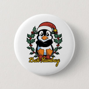 Bah Humbug 6 Cm Round Badge