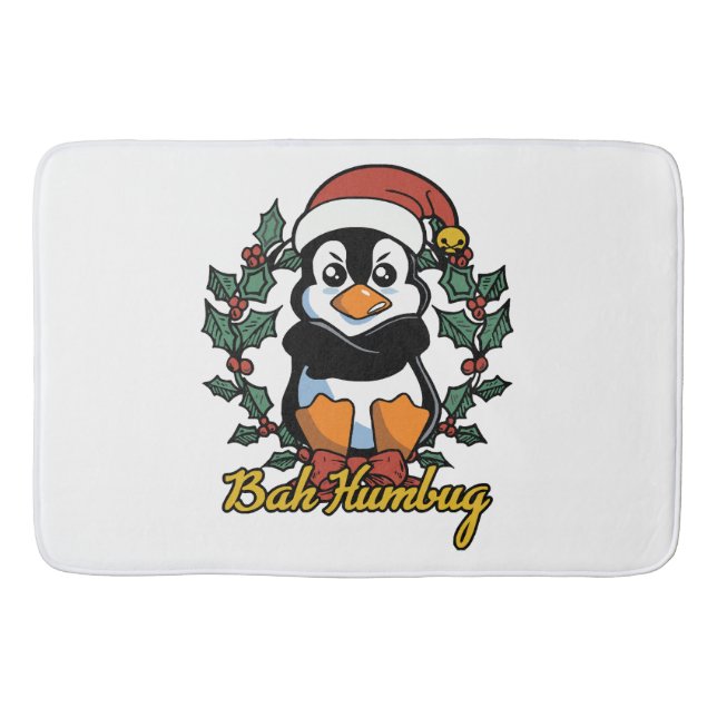 Bah Humbug Bath Mat (Front)