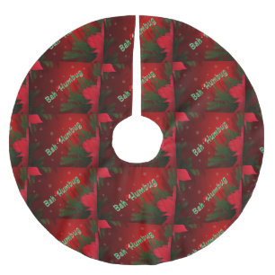 Bah Humbug Brushed Polyester Tree Skirt