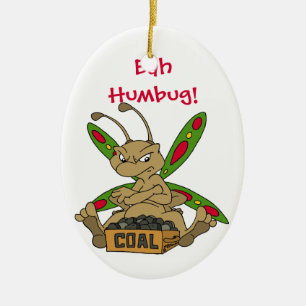 Bah Humbug! Ceramic Tree Decoration