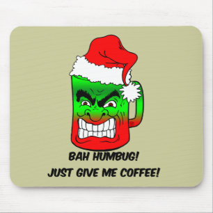 bah humbug Christmas Mouse Mat