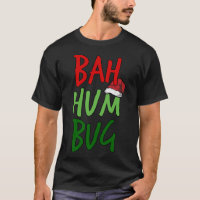 Bah Humbug Christmas Santa Hat Anti-Christmas