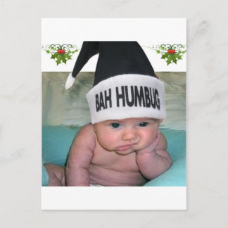 Bah Humbug Christmas Sucks!! Holiday Postcard