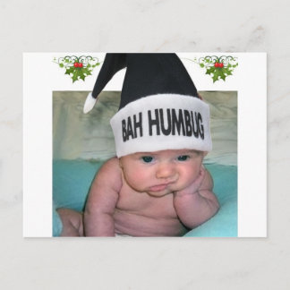 Bah Humbug Christmas Sucks!! Holiday Postcard