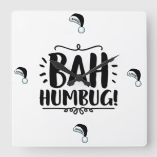 BAH HUMBUG CLOCK