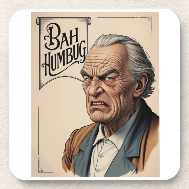 Bah Humbug! Coaster (Front)