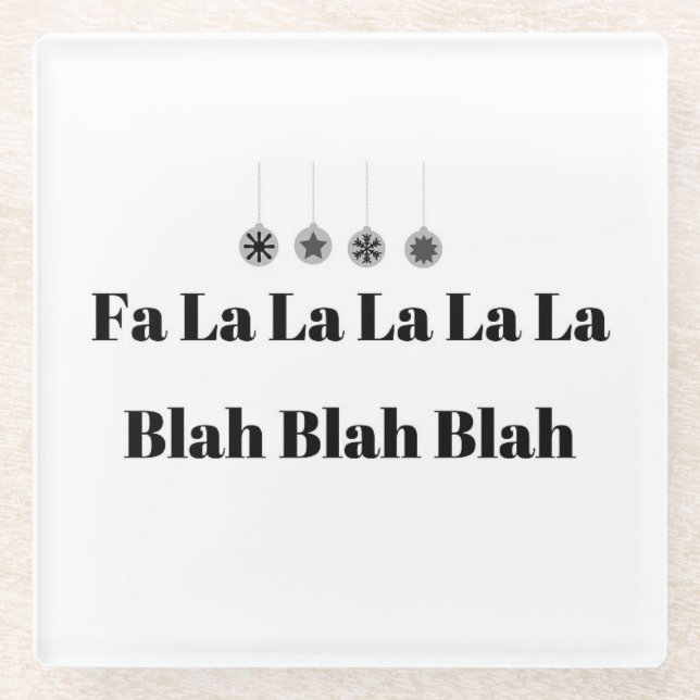 **BAH HUMBUG** COASTER (Front)