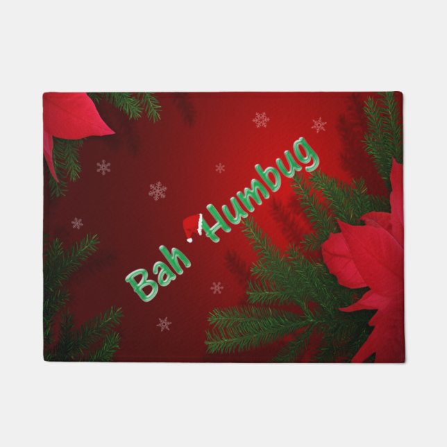 Bah Humbug Doormat (Front)
