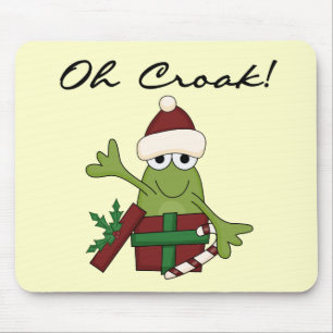 Bah Humbug Frog Christmas Tshirts and Gifts Mouse Mat