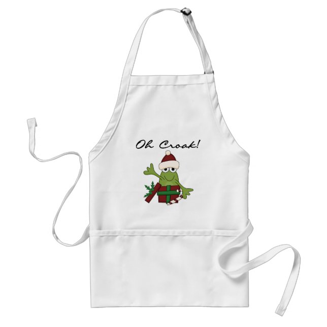 Bah Humbug Frog Christmas Tshirts and Gifts Standard Apron (Front)