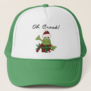 Bah Humbug Frog Christmas Tshirts and Gifts Trucker Hat