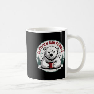 Bah Humbug Funny Christmas Lar Bear Sarcastic Holi Coffee Mug