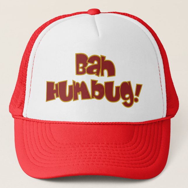 BAH HUMBUG! hat - choose color (Front)