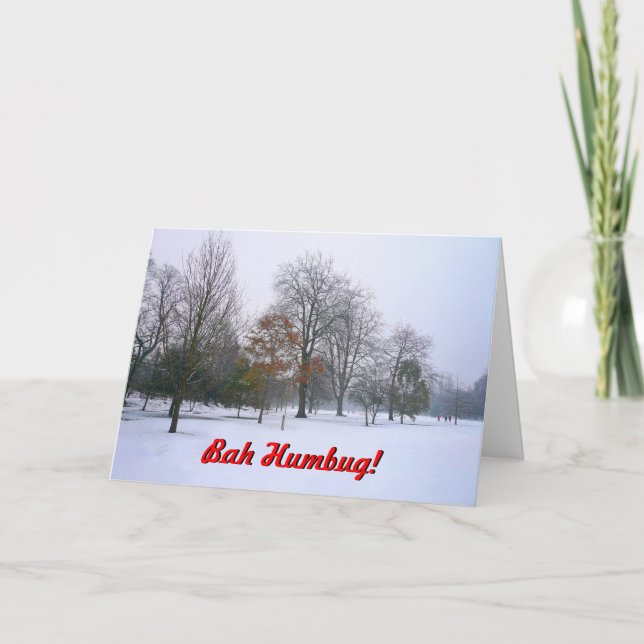 Bah Humbug! Holiday Card (Front)
