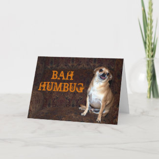 BAH HUMBUG HOLIDAY CARD