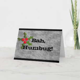 Bah, Humbug! Holiday Card