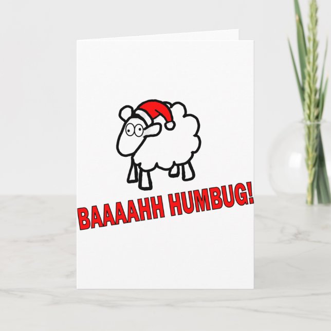 Bah Humbug! Holiday Card (Front)