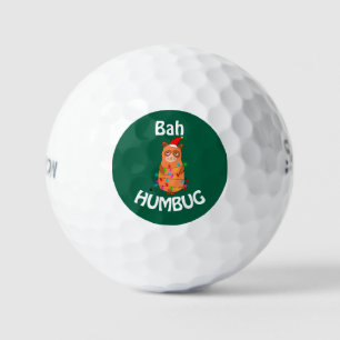 Bah Humbug Kitty Cat Golf Balls