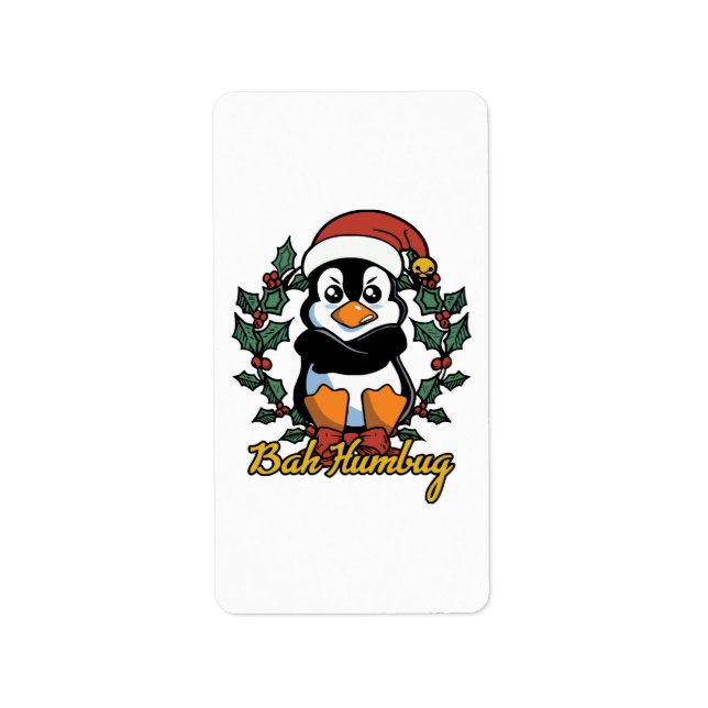 Bah Humbug Label (Front)
