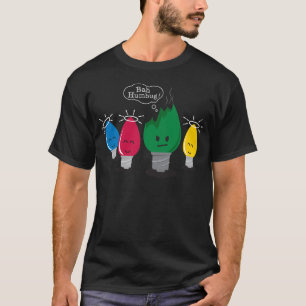 Bah Humbug Lights Tee Shirt