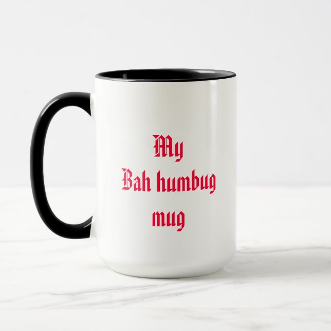 Bah Humbug Mug (Left)